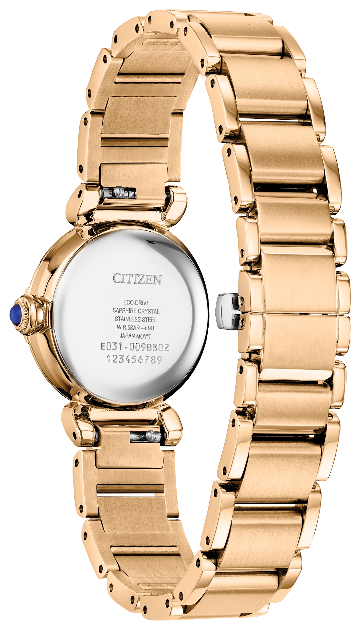 Citizen L Mae White Dial Stainless Steel Bracelet EM1123-89D | CITIZEN
